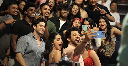 Students Celebrating